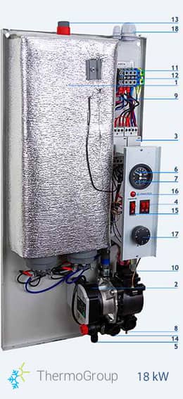 <small>Electric boiler</small> 18 kW
